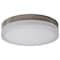 Nuvo Pi, 14 Inch LED Flush Mount, Brushed Nickel Finish, Frosted Etched Glass, CCT Selectable, 120V 62/560 - alternate 4